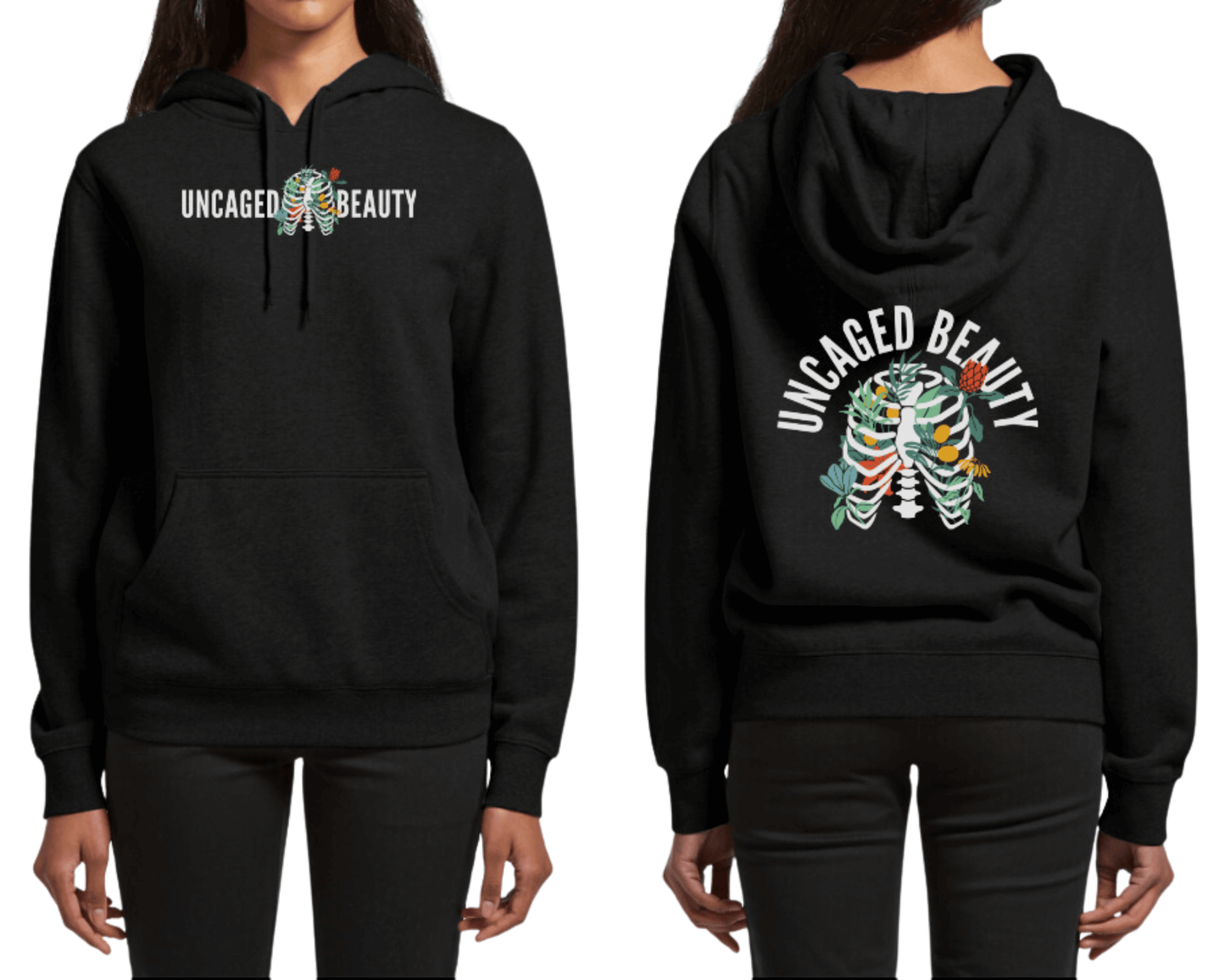 Uncaged Beauty unisex Hooded Jumper *pre-order*