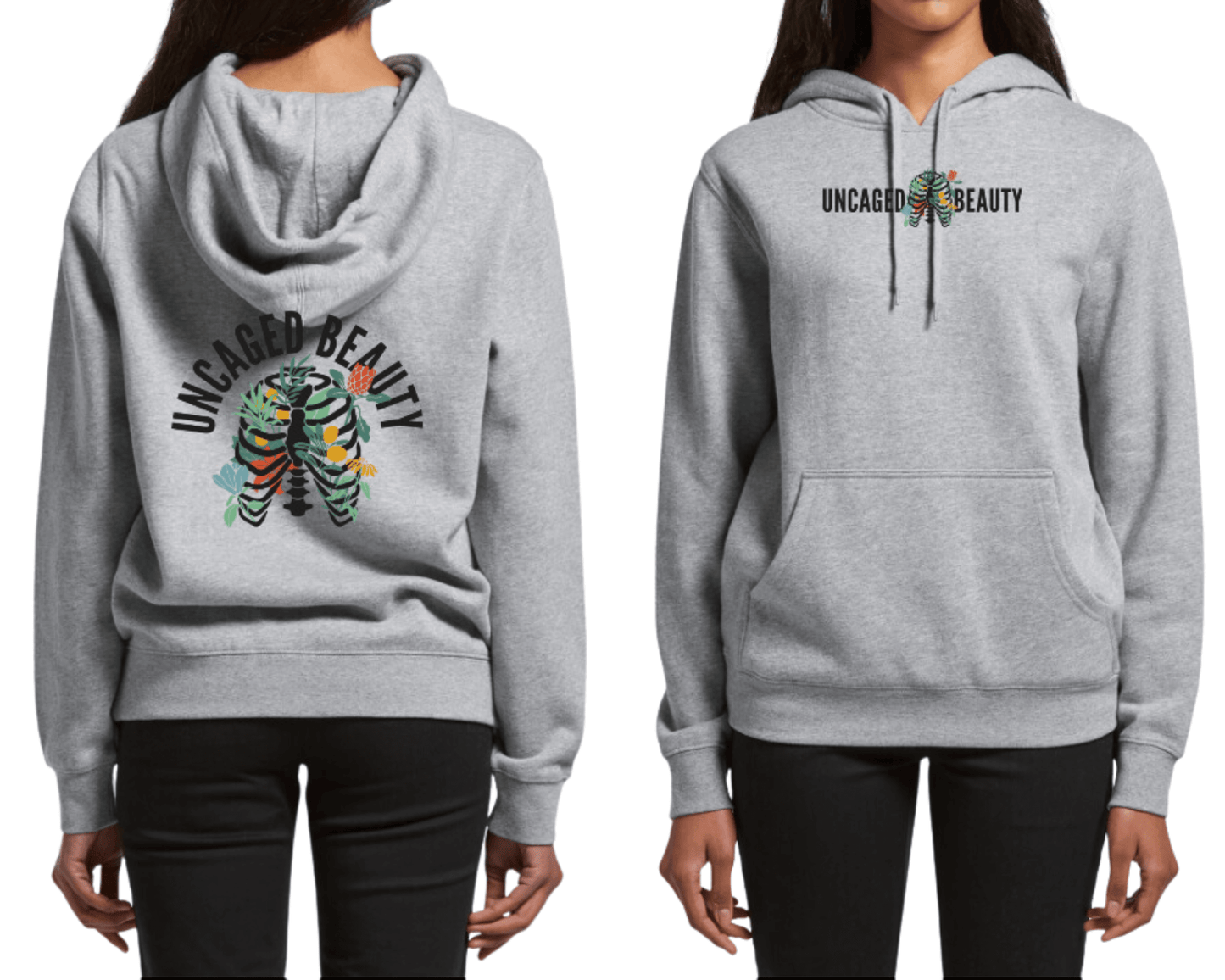 Uncaged Beauty unisex Hooded Jumper *pre-order*