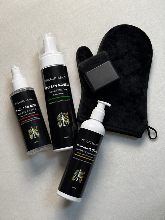 The Ultimate Tanning Essentials Bundle (Green Base)